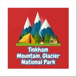 Tinkham Mountain, Glacier National Park Posters and Art